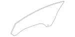 2077250300 - : 2012-2017 Mercedes-Benz - Side Window Pane for Mercedes-Benz: E550 Image