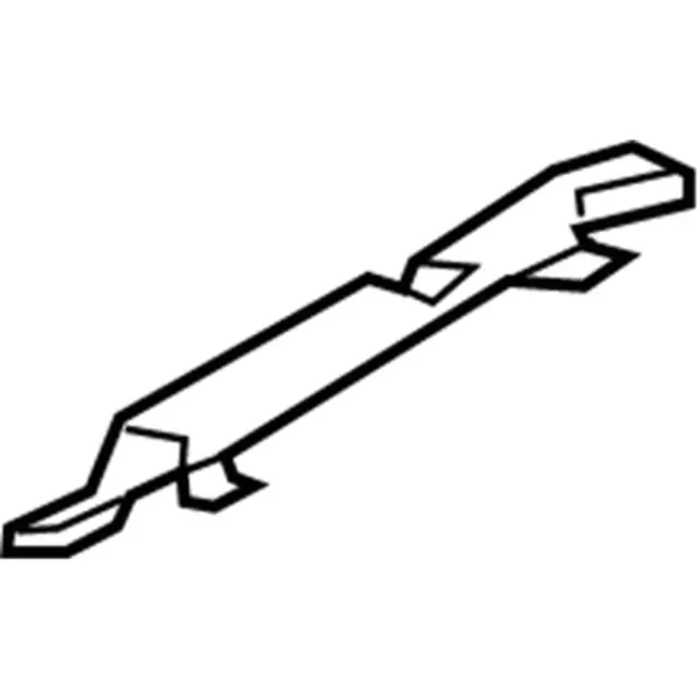 HS7Z5413280A - Body: Retainer Plate for Ford: Fusion, Police Responder Hybrid, SSV Plug-In Hybrid | Lincoln: MKZ Image