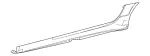 19069803549999 - Body: Rocker Molding for Mercedes-Benz Image