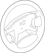 48430AR110 - : Steering Wheel for Infiniti Image