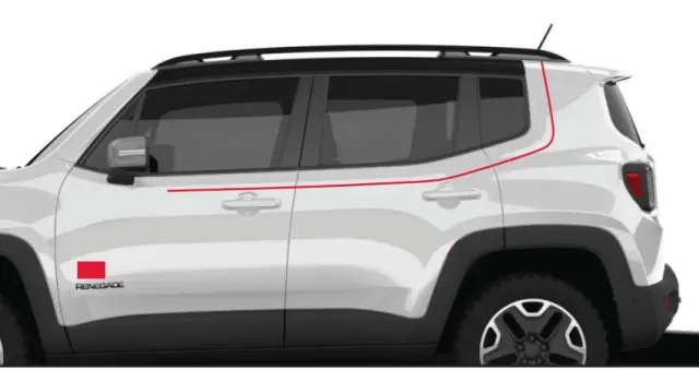 82214861AB - Exterior Accessories: Body Side Graphic for Jeep: Renegade Image