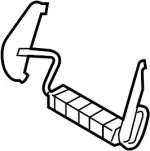 87643JK01A - Body: Support for INFINITI: FX35, FX37, FX50, QX70 Image