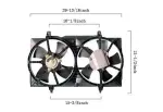 6029140 - : Agility Dual Radiator and Condenser Fan Assembly for Agility Image