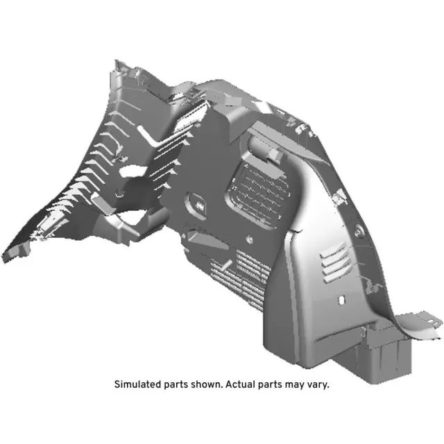 42815931 - Body: Lower Quarter Trim for Chevrolet: Trailblazer Image