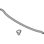 AE9Z16740A - Body: Hood Seal for Lincoln: MKT Image