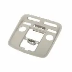 23125662 - : Very Light Platinum Roof Console Opening Trim Plate for GM Image