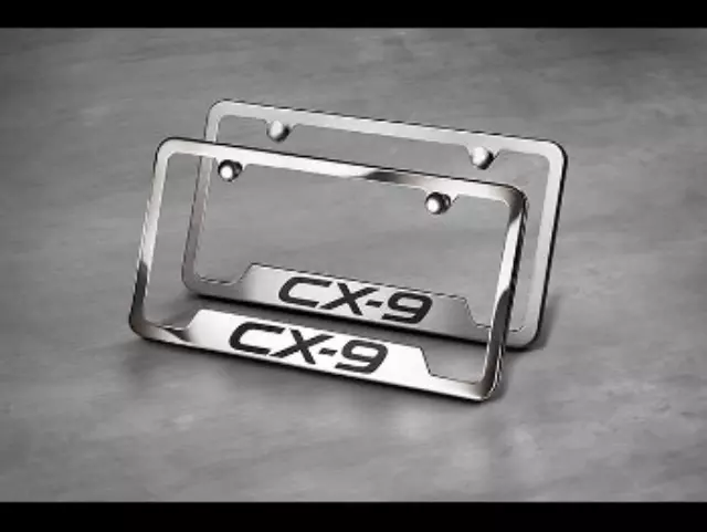83N35A - Exterior: License Plate Frame, Cx-9 Logo for Mazda: CX-9 Image