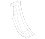 2058854923 - Detachable Parts: Cover, Bumper Area for Mercedes-Benz Image