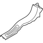 AG1Z5413229AA - Body: Rear Sill Plate for Ford: Taurus Image