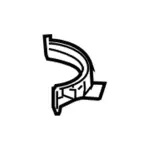 9T4Z5K291A - Exhaust: Catalytic Converter Rear Bracket for Ford: Edge, Flex, Fusion, Taurus | Lincoln: MKS, MKT, MKX, MKZ Image