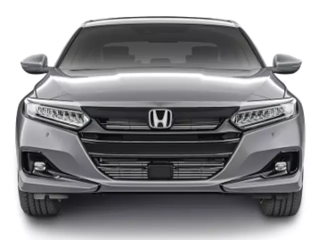 8F21TVA100G - : 2021-2022 Honda - Black Chrome Lower Grille Moldings for Honda: Accord, Civic Image