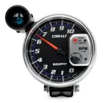 6299 - : GAUGE, TACHOMETER, 5", 10K RPM, PEDESTAL W/ EXT. SHIFT-LITE, COBALT for AutoMeter Image