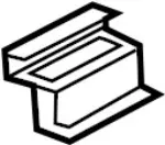 875585DA0A - : Track End Cover for Infiniti Image