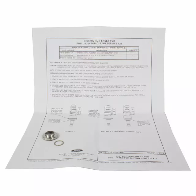 DS7Z9229A - : Injector O-Ring for Ford: Escape, Fusion Image