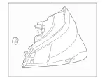2239062400 - : Rear Lamp Combination for Mercedes-Benz Image