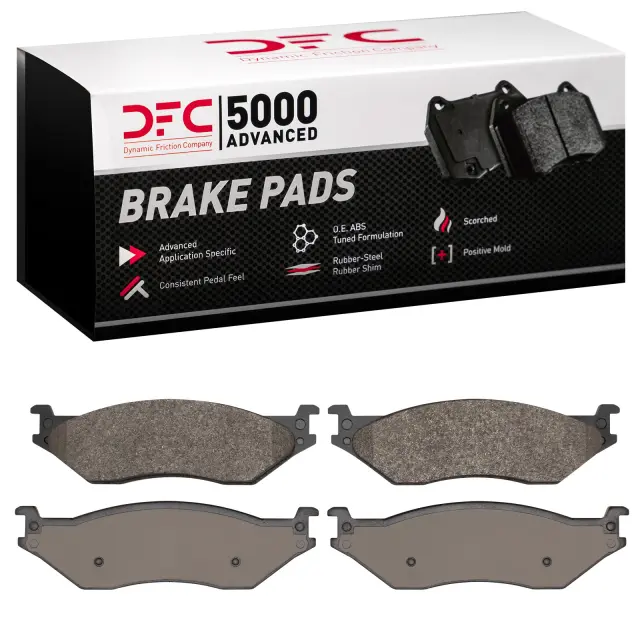 1551106600 - : DFC 5000 Advanced Brake Pads - Semi Metallic for DYNAMIC FRICTION Image