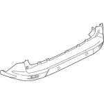 KT1Z17906SD - Body: Bumper Cover for Ford: Transit Connect Image