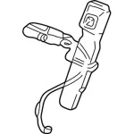8W1Z54611B70AC - Electrical: Center Seat Belt for Lincoln: Town Car Image