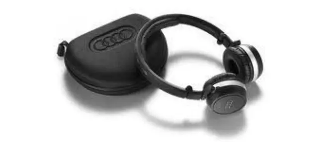 4H0051701C - Audio/Video: Bluetooth Headphones - Black for Audi: A4 Quattro, A5 Quattro, A6 Quattro, A7 Quattro, A8 Quattro, allroad, Q3, Q5, Q7, RS5, RS7, S4, S5, S6, S7, S8, TT Quattro, TT RS Quattro, TTS Quattro Image
