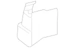 24291907209H68 - : Cover, Seat Guide Rail for Mercedes-Benz Image