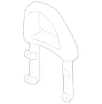 1708600432 - Driver Seat: Bracket for Mercedes-Benz: SLK230, SLK320 Image