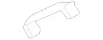 22281001549E38 - Body: Grip Handle for Mercedes-Benz Image