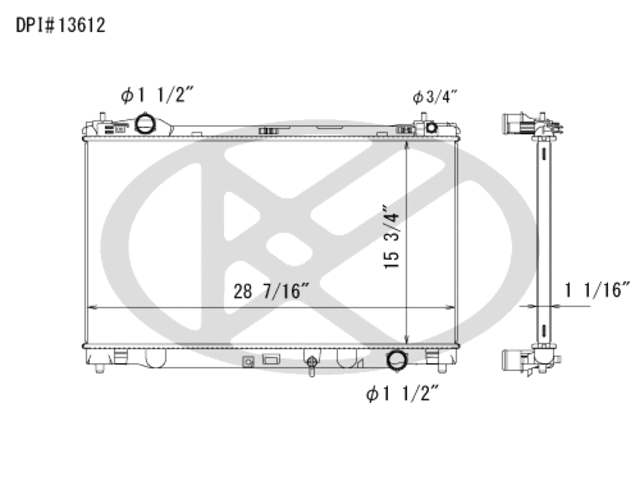 A13612 - Cooling Systems: Koyorad Radiator for Koyo Image