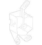 2115452047 - : Holder for Mercedes-Benz: CLS500, CLS55 AMG, CLS550, CLS63 AMG, E320, E500, E55 AMG Image
