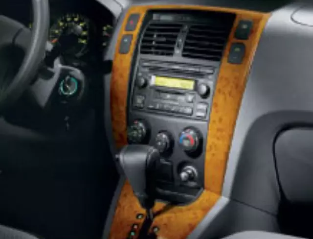 Fascia, Wood Grain W/ Manual - Hyundai (08770-2E110)