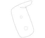 1665015820 - Radiator: Holder for Mercedes-Benz: GLE550e Image