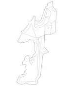 2305052930 - Radiator: Air Duct for Mercedes-Benz Image