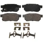 ZD374 - : QuickStop Rear Disc Brake Pad Set Ceramic for WAGNER BRAKE Image