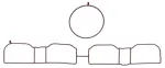MS19947 - : Engine Intake Manifold Gasket Set for Mahle Image