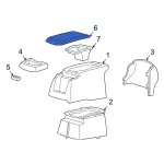 F81Z2506024AAA - Body: Lid Assembly for Ford: F-250 Super Duty, F-350 Super Duty, F-450 Super Duty, F-550 Super Duty Image