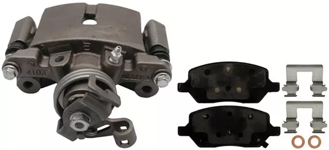 Rear Passenger Side Disc Brake Caliper Assembly (Loaded Non-Coated), Remanufactured - GM (19286312)