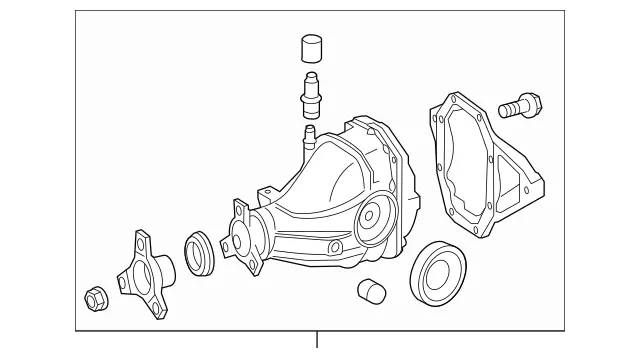 2533501605 - : Rear Axle Differential for Mercedes-Benz Image