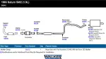 48294 - : Direct Fit Exhaust Resonator and Pipe Assembly 1.75" Outlet (OD) for Walker Exhaust Image