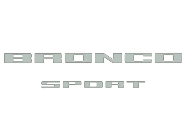 VN1PZ9942528BF - Exterior: Lift-Gate Lettering - Cactus Gray for Ford: Bronco Sport Image