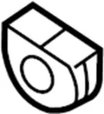 463661BN2A - Body: Vacuum Hose Grommet for Infiniti Image