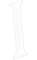 90669249029051 - Body: Window Trim for Mercedes-Benz Image