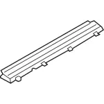 G3GZ8348A - Cooling System: Lower Deflector for Lincoln: Continental Image