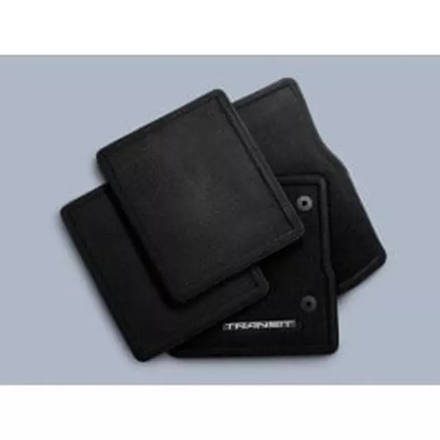 EK4Z1613086AA - Body: Floor Mats - Carpeted - Front - Black for Ford: Transit-150, Transit-250, Transit-350, Transit-350 HD Image