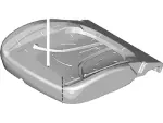 EJ7Z78632A23D - Body: Seat Cushion Pad for Lincoln: MKC Image