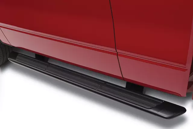 Black Rectangular Step Bar - Crew Cab - Ford (4L3Z-16450-FAA)