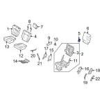 7L1Z7862418A - Body: Adjust Handle for Ford: Expedition Image