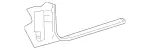 24668055029H68 - Body: Cowl Trim for Mercedes-Benz Image