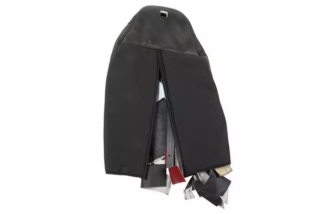 Ebony and Cobalt Red Driver Seat Back Cover - GM (19250461)