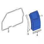 F87Z1324631AA - Body: Door Shell for Ford: Ranger Image