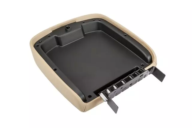 19328716 - : Light Cashmere Front Floor Console Armrest for Chevrolet: Avalanche, Silverado 1500, Silverado 2500 HD, Silverado 3500 HD, Suburban 1500, Suburban 2500, Tahoe | GMC: Sierra 1500, Sierra 2500 HD, Sierra 3500 HD, Yukon, Yukon XL 1500, Yukon XL 2500 Image