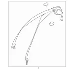 20786039857F03 - : Seat Belt for Mercedes-Benz Image